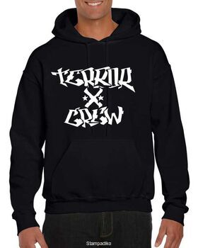 Μπλούζα Φούτερ με κουκούλα με στάμπα Terror X Crew