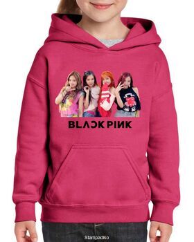 Φούτερ μπλούζα με κουκούλα με στάμπα Blackpink As If It's Your Last K-pop