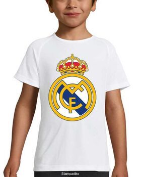 Mπλούζα με στάμπα Real Madrid με δυνατότητα του δικού σας ονόματος