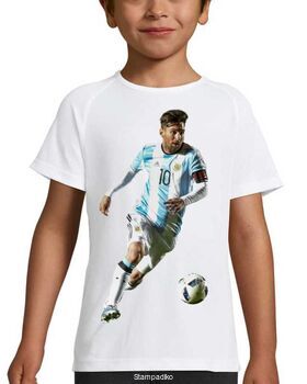 Mπλούζα με στάμπα Lionel Messi World Cup Argentina