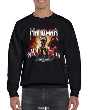 Μπλούζα Φούτερ με στάμπα Manowar Kings of Metal MMXIV
