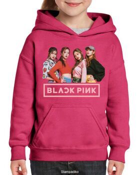 Μπλουζα φούτερ με κουκούλα  Blackpink για κορίτσια με στάμπα K-Pop, βαμβακερό και ανεξίτηλο – Ιδανικό δώρο για κάθε fan
