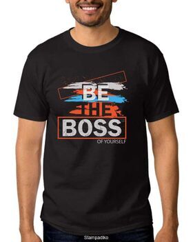 Mπλούζα με στάμπα Be The Boss Of Yourself T Shirt Adult