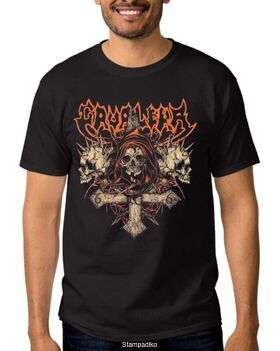 Heavy metal t-shirt Black με στάμπα Cavalera Conspiracy