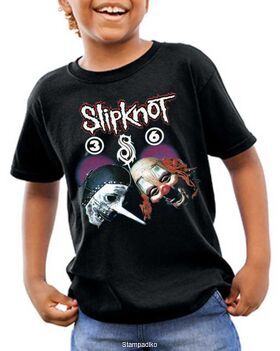 Παιδικό μπλουζάκι με στάμπα Slipknot Band Gene Simmons Demon Face