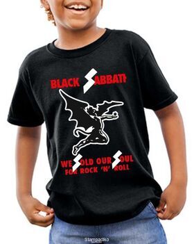 Παιδικό μπλουζάκι με στάμπα Black Sabbath We Sold Our Soul Navy