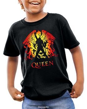 Παιδικό μπλουζάκι με στάμπα Queen Freddie Mercury New Vintage Navy