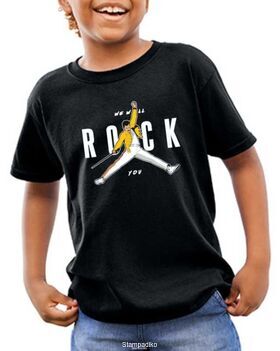 Παιδικό μπλουζάκι με στάμπα We Will Rock You Queen Freddie Mercury New Vintage