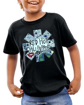 Παιδικό μπλουζάκι με στάμπα Red Hot Chili Peppers New Design
