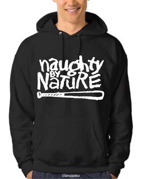 Μπλούζα φούτερ με κουκούλα με στάμπα Hip Hop Naughty by Nature