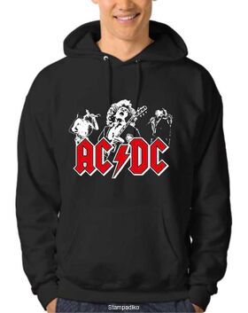 Μπλούζα Φούτερ με κουκούλα ΑC/DC