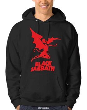 Μπλούζα Φούτερ με κουκούλα Black Sabbath Hoodie