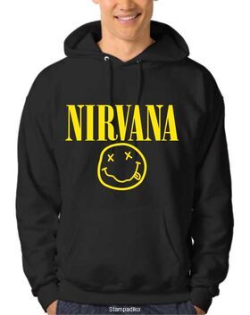 Μπλούζα Φούτερ με κουκούλα Nirvana Smiley Face