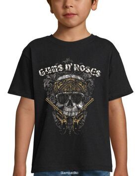 Παιδικό μπλουζάκι με στάμπα Guns N Roses Pistols