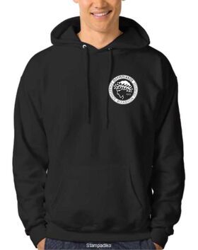 Μπλούζα φούτερ με κουκούλα με στάμπα Ολυμπιακός