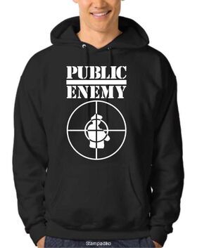 Μπλούζα Φούτερ με στάμπα Public Enemy