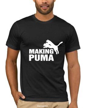 Αστεία T-shirts Making Puma