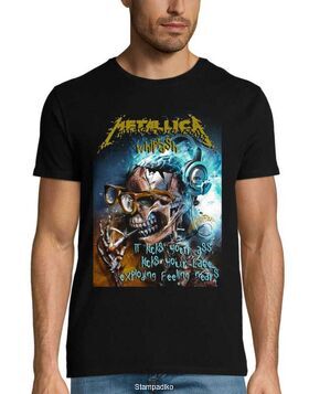Heavy Metal μπλούζα με στάμπα Metallica It kicks your ass, kicks your face, exploding feeling nears