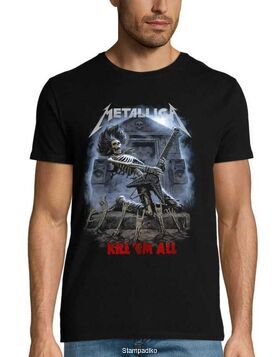 Heavy Metal μπλούζα με στάμπα Metallica Kill Em All