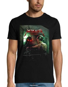 Heavy Metal μπλούζα με στάμπα Metallica Mirror Stares Back Hard
