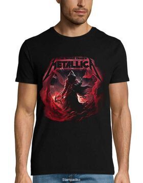 Heavy Metal μπλούζα με στάμπα Metallica Artcraft