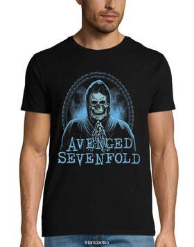 Heavy Metal μπλούζα με στάμπα Avenged Sevenfold Praying Skeleton