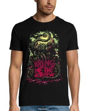 Rock t-shirt  με στάμπα  Bring Me the Horizon Dinosaur