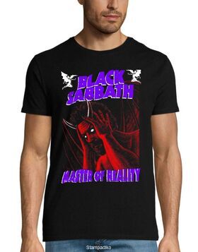 Heavy Metal μπλούζα με στάμπα Black Sabbath Master Of Reality