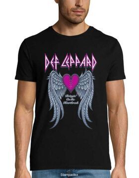 Rock μπλούζα  με στάμπα Def Leppard bringin on the heartbreak T-Shirt