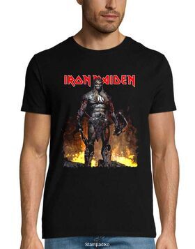 Heavy Metal μπλούζα με στάμπα  Iron Maiden Warrior In The Fire T-shirt