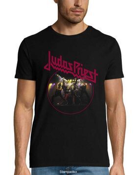 Heavy Metal μπλούζα με στάμπα Judas Priest Tribute T-shirt