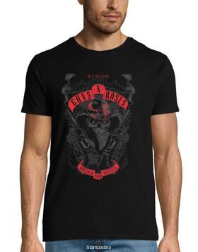 Rock μπλούζα με στάμπα Guns n Roses Not in this Lifetime T-shirt