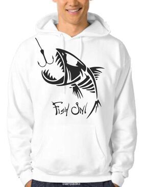 Μπλούζα φούτερ με κουκούλα Fish on