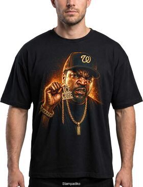 Μπλούζα με στάμπα Ice Cube Hip Hop - West Coast King Design