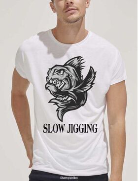 Μπλούζα t-shirt για ψάρεμα Slow Jigging