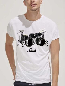 Mπλούζα με στάμπα Pearl Drums