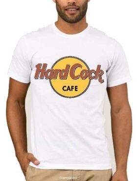 Αστεία T-shirts Hard Cock Cafe
