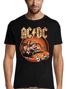 Μπλούζα AC/DC Cartoon Car Edition – Rock Legends