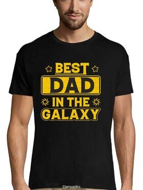Mπλούζα με στάμπα Best Dad in The Galaxy Essential T-Shirt
