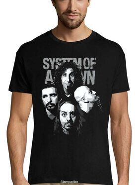 Heavy metal t-shirt με στάμπα System Of a Down Band