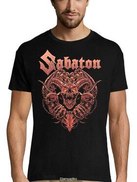 Heavy metal t-shirt με στάμπα Trending Sabaton Band