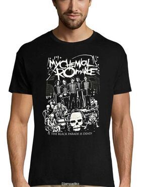 Rock t-shirt με στάμπα  My Chemical Romance  Black Parade