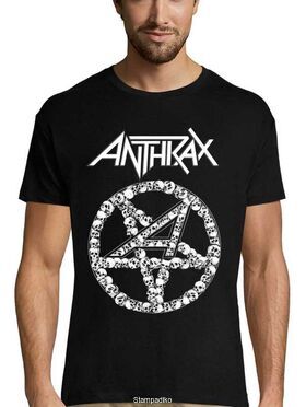 Μπλούζα Heavy Metal με στάμπα Anthrax Skulls t-shirt