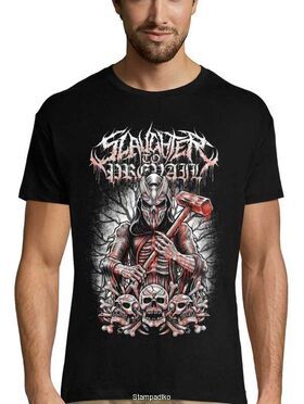 Heavy Metal Black t-shirt με στάμπα Slaughter to Prevail