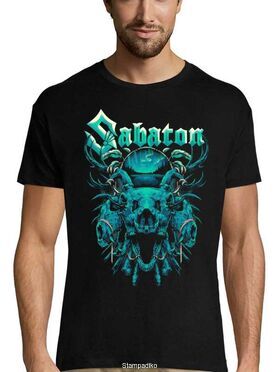 Heavy metal t-shirt με στάμπα Sabaton
