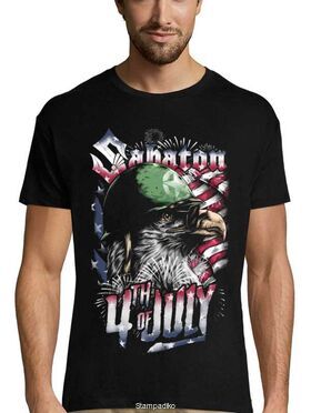 Heavy metal t-shirt με στάμπα Sabaton 4th of July Limited T-shirt