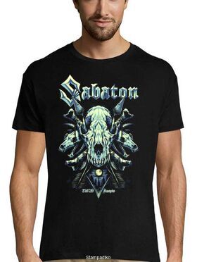 Heavy metal t-shirt με στάμπα Sabaton