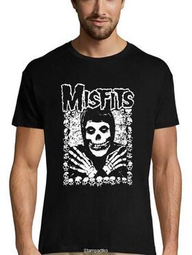 Rock t-shirt με στάμπα Misfits Crossed Arms Skeletal Hands Crimson Ghost