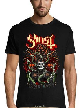 Heavy metal t-shirt με στάμπα Ghost Papa