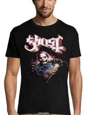 Heavy metal t-shirt με στάμπα Ghost tour